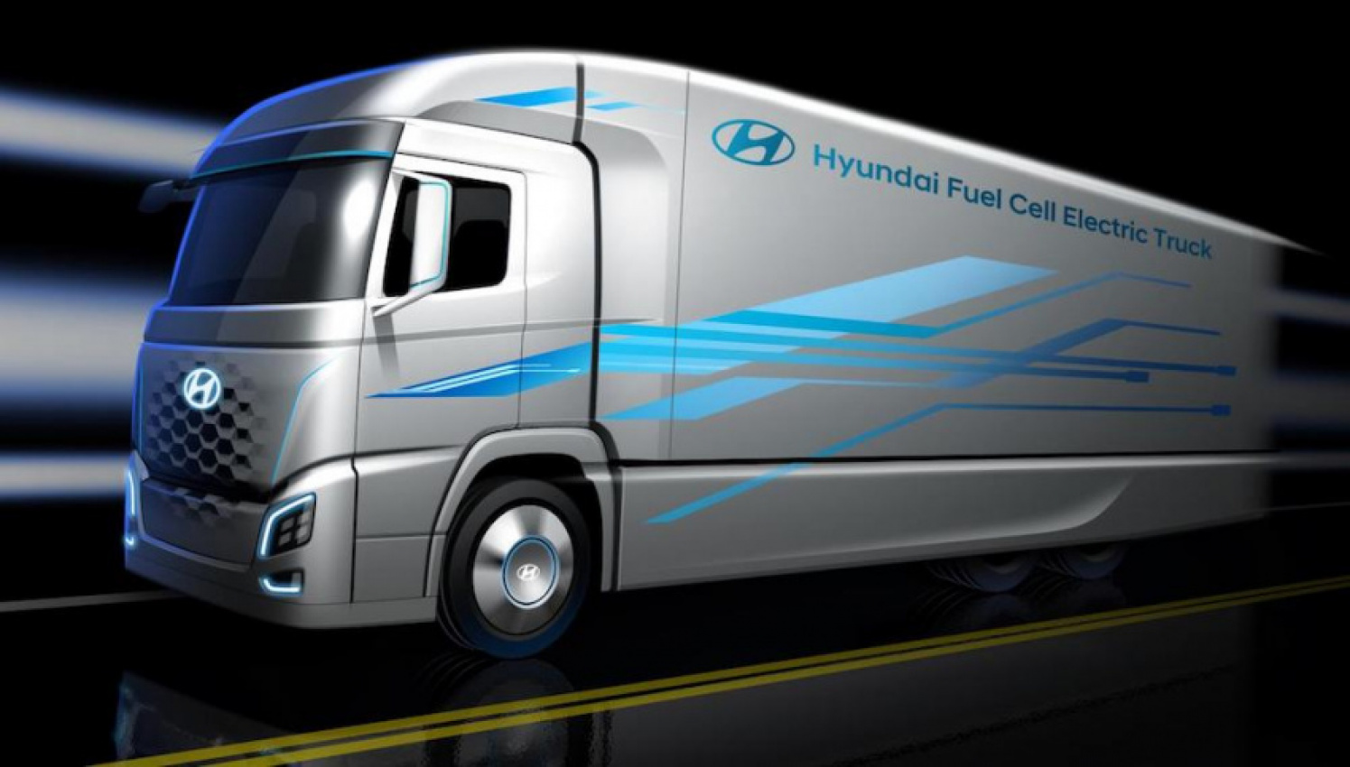 autos, cars, hyundai, autos hyundai, hyundai offers first look at fuel cell truck