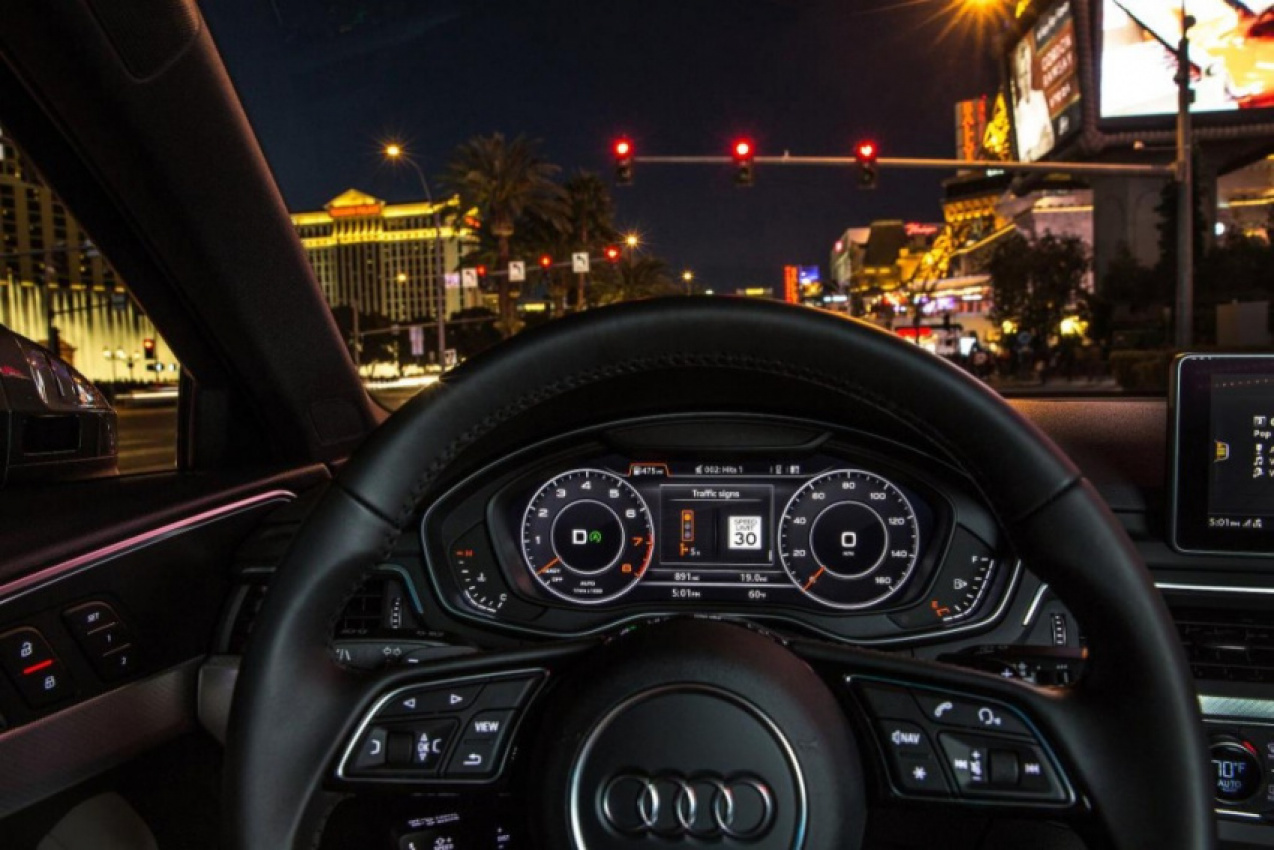 audi, autos, cars, autos audi, in vegas, audi cars will soon be able to talk to traffic lights
