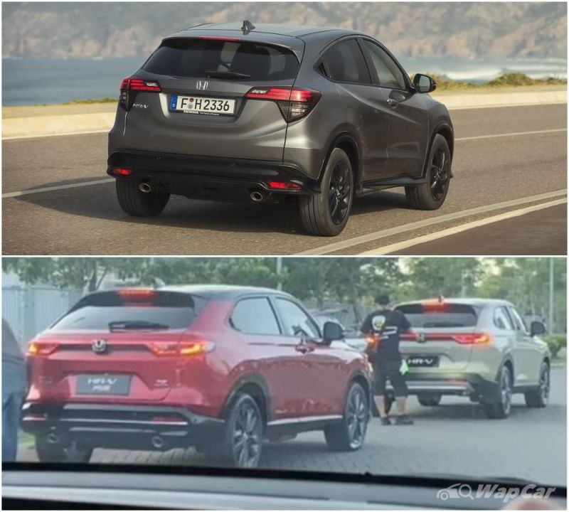 autos, cars, honda, spied: all-new 2022 honda hr-v spotted undisguised in indonesia, is that a vtec turbo underneath?
