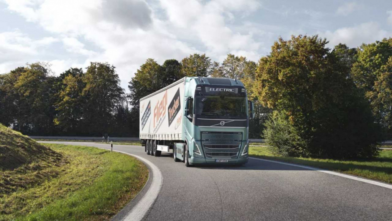 autos, cars, evs, volvo, volvo fh electric successfully completes green truck route test