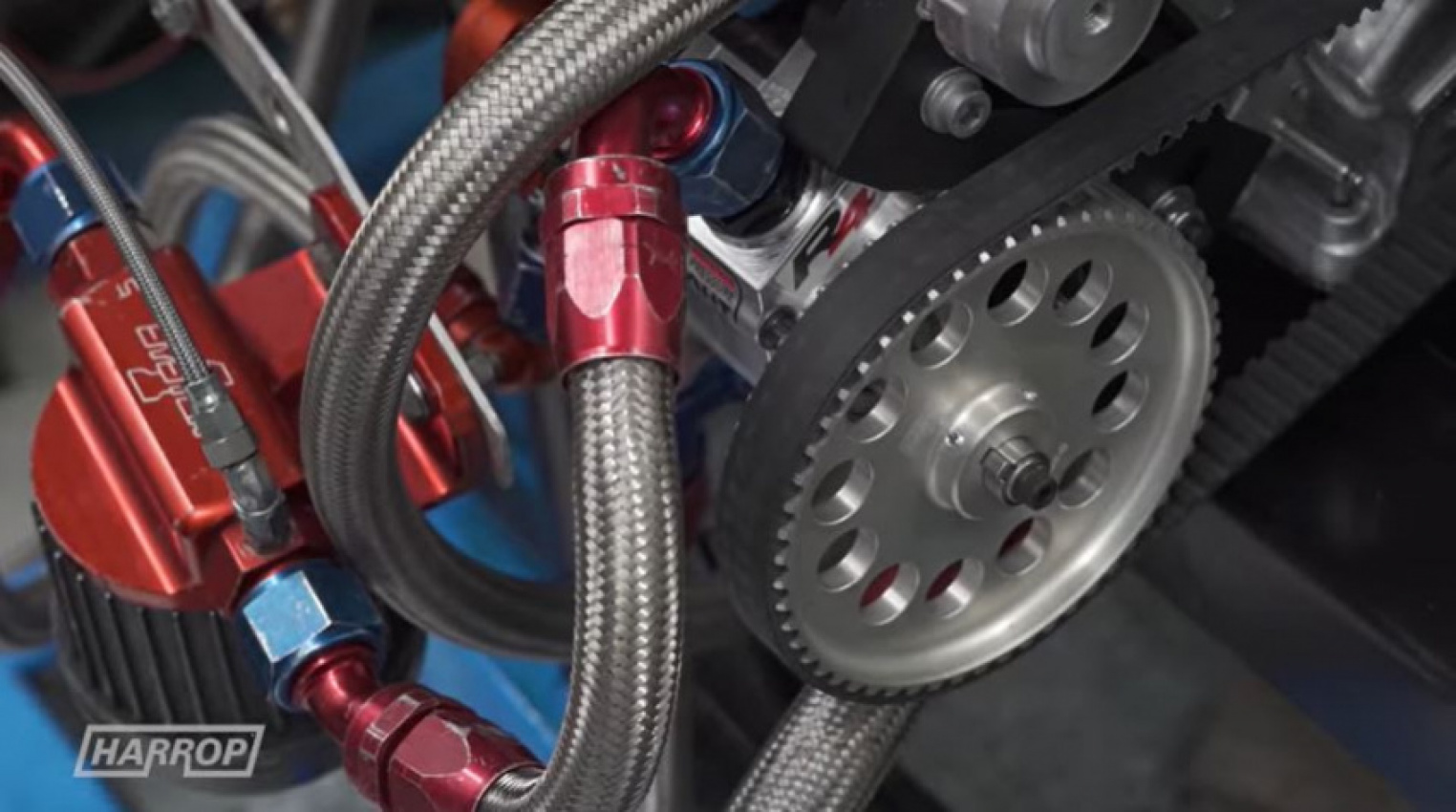 autos, cars, ford, hp, video: harrop-supercharged ford godzilla v8 makes 1300hp