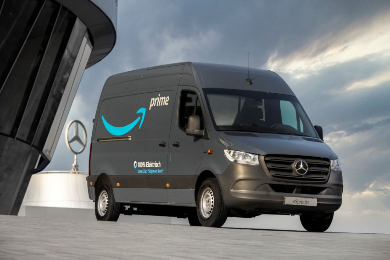 autos, cars, commercial vehicles, mercedes-benz, amazon, mercedes, amazon, amazon orders 1,800 electric delivery vans from mercedes