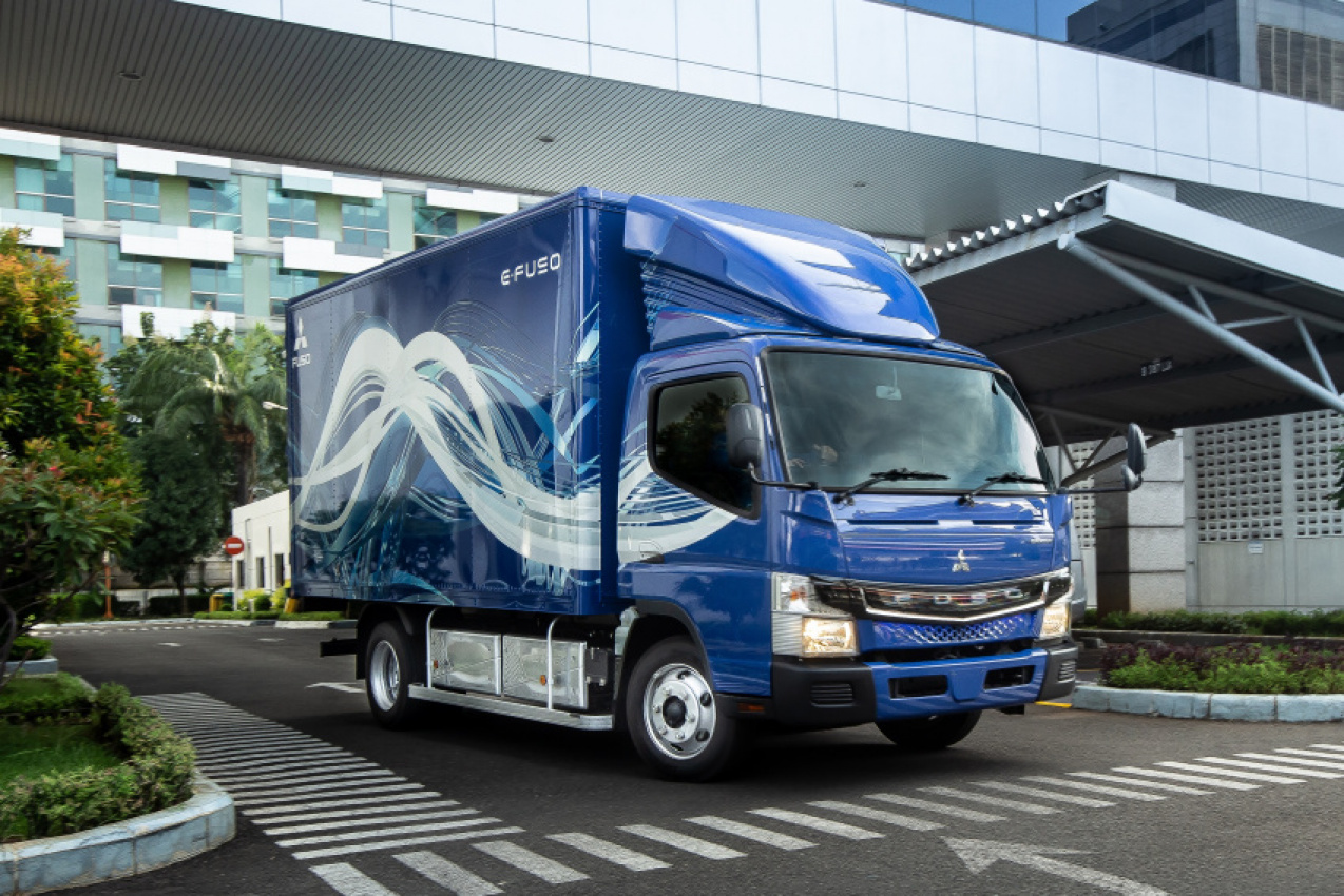 autos, cars, commercial vehicles, daimler, fuso, reliable on five continents: fuso ecanter travels the world to promote all-electric urban delivery