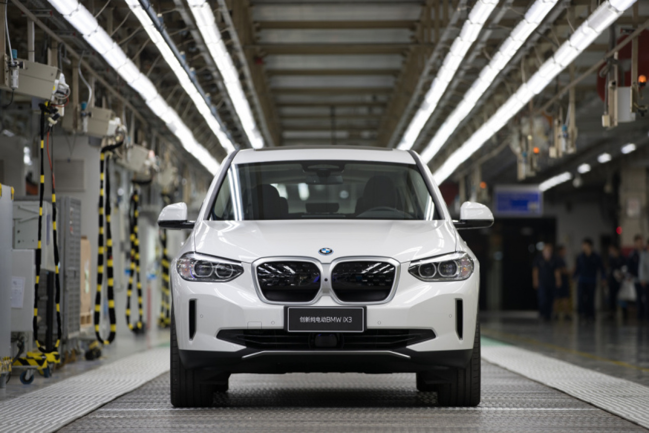 asia, autos, bmw, cars, the first bmw ix3 rolls off the production line in china