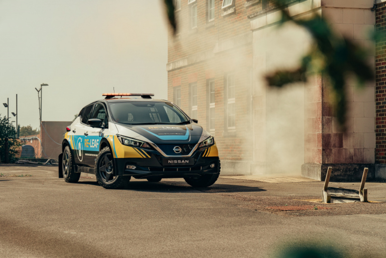 autos, cars, electric cars, nissan, nissan unveils 100% electric emergency response vehicle