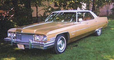 autos, cadillac, cars, classic cars, 1970s, year in review, cadillac deville history 1973