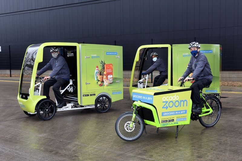 autos, cars, e-scooters & e-bikes, ocado, ocado zoom launches trial of electric fleet