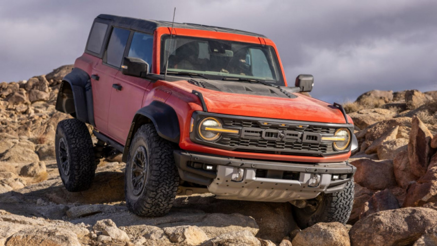 autos, cars, ford, hp, ford bronco, suvs, new 2022 ford bronco raptor storms in with more than 400bhp