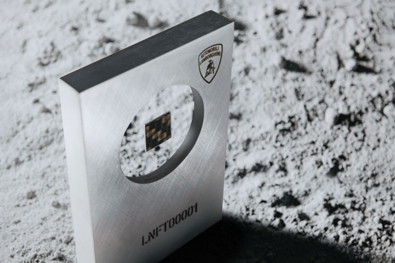 autos, cars, lamborghini, lamborghini’s ‘space key’ is a piece of carbon fibre that unlocks an nft art piece
