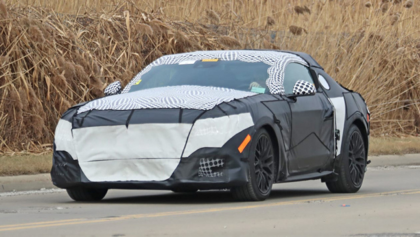 autos, cars, ford, coupes, ford mustang, performance cars, upcoming 2024 ford mustang gt spotted during winter testing
