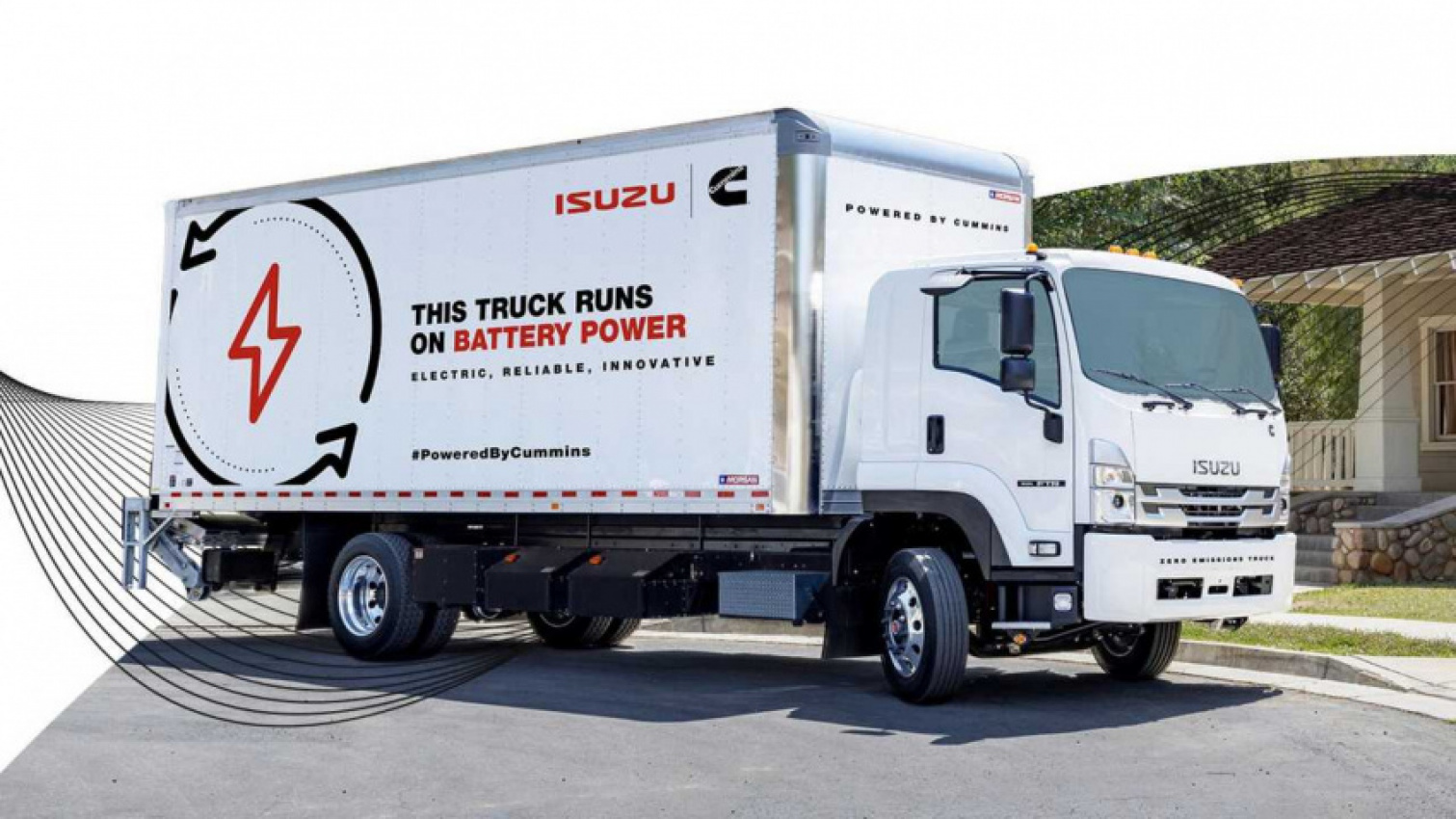 autos, cars, evs, isuzu, cummins-powered isuzu electric truck to start us trials in 2022