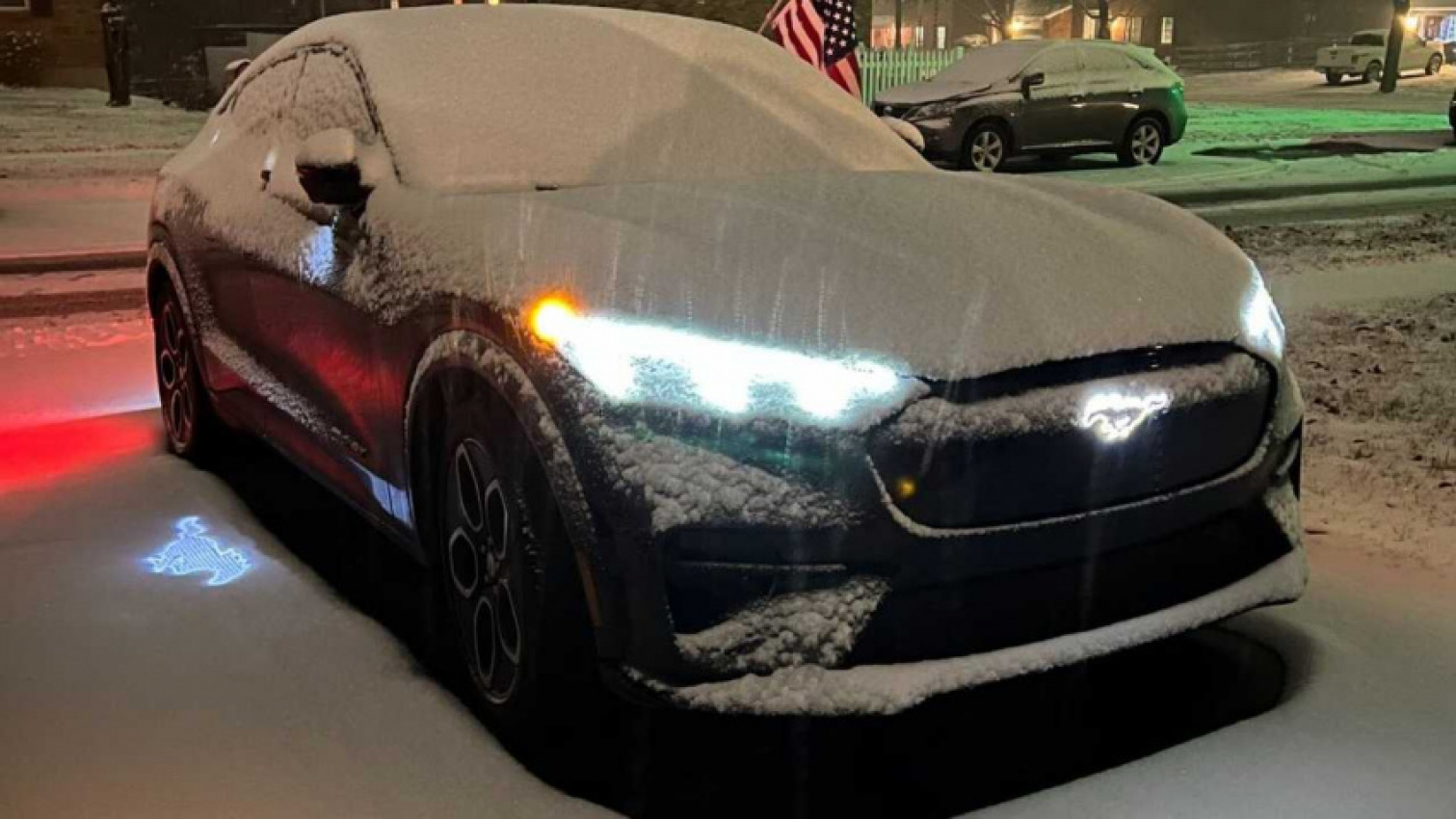 autos, cars, evs, ford, ford mustang, ford mustang mach-e gt: how does it perform in a snow storm?