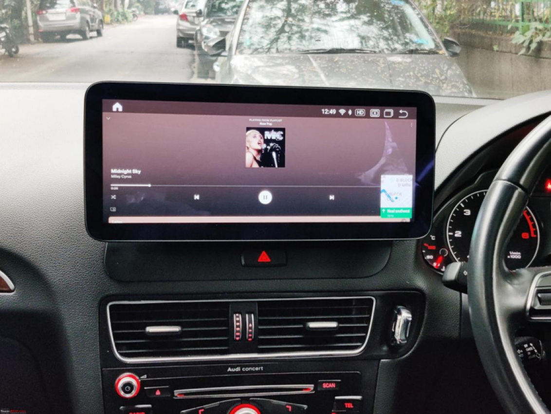 audi, autos, cars, android, audi q5, indian, infotainment system, member content, android, my 2015 audi q5: installed an aftermarket infotainment system