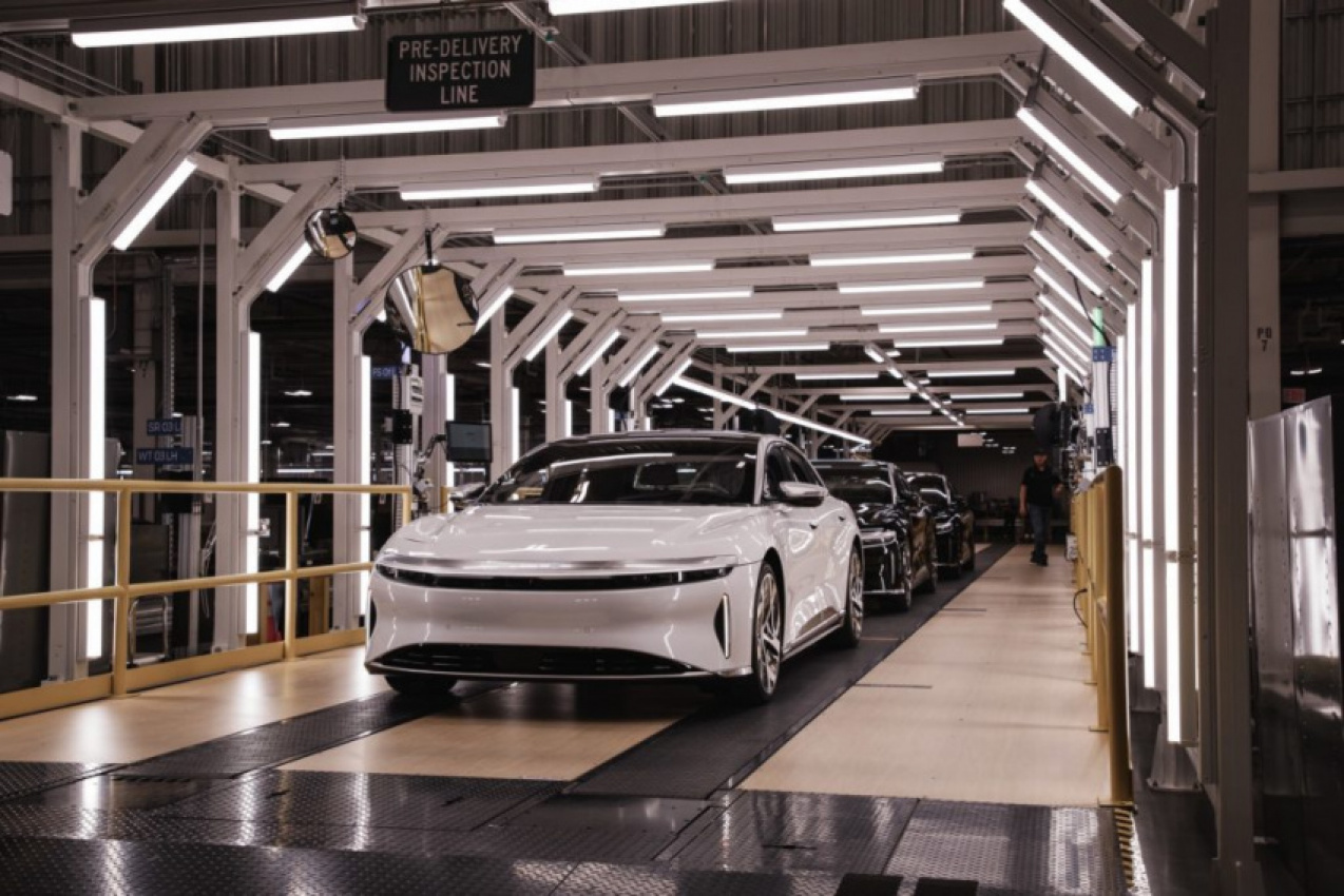 autos, cars, electric cars, lucid, lucid air, lucid group, peter rawlinson, lucid starts production of the lucid air in arizona; customer deliveries begin in october