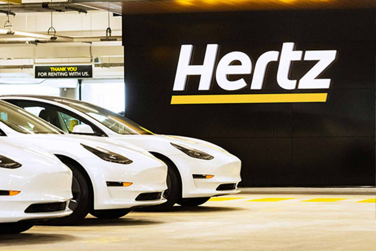 autos, cars, electric cars, tesla, hertz. tesla, hertz orders 100,000 teslas to electrify 20% of global fleet