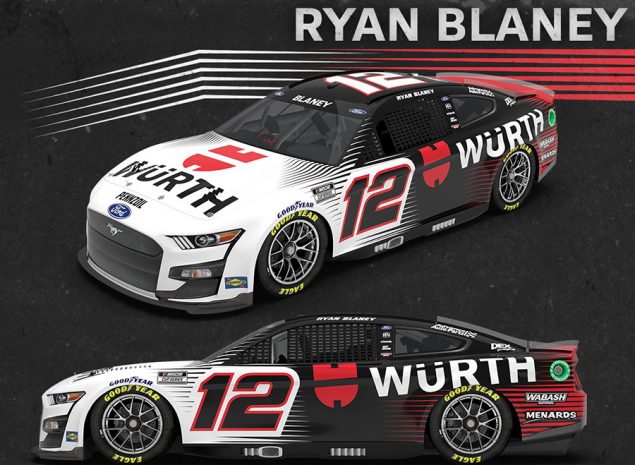 all nascar, autos, cars, würth continues support of team penske