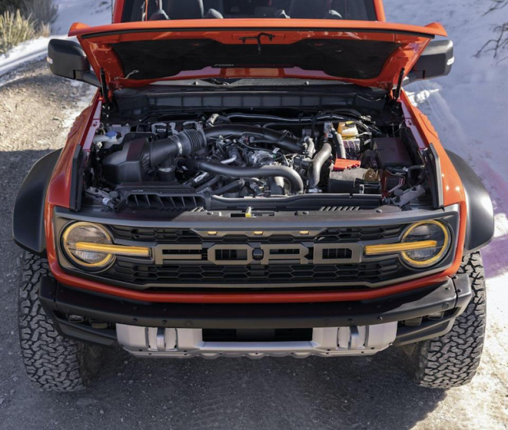 autos, ford, the bronco raptor has an anti-lag system borrowed from the ford gt race car