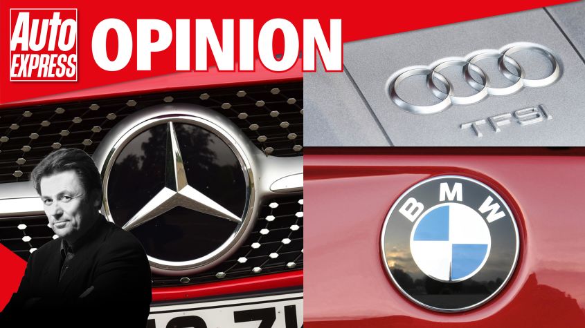 audi, autos, bmw, cars, opinion, 'audis, bmws and mercs are now as common as muck'