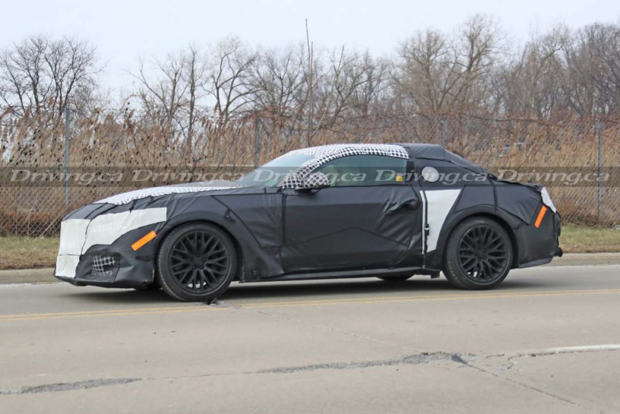 autos, cars, ford, ford mustang, spied! next-gen 2024 ford mustang gt to keep current proportions
