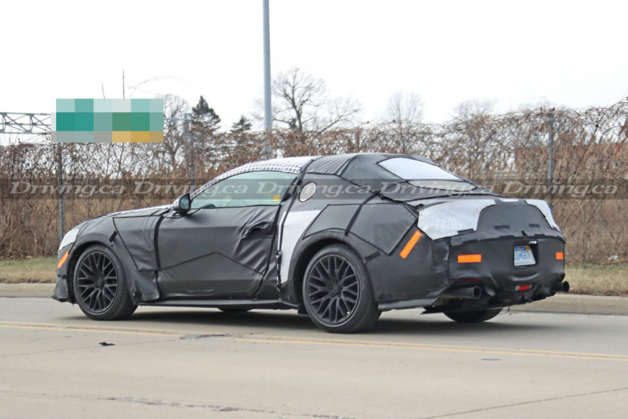 autos, cars, ford, ford mustang, spied! next-gen 2024 ford mustang gt to keep current proportions