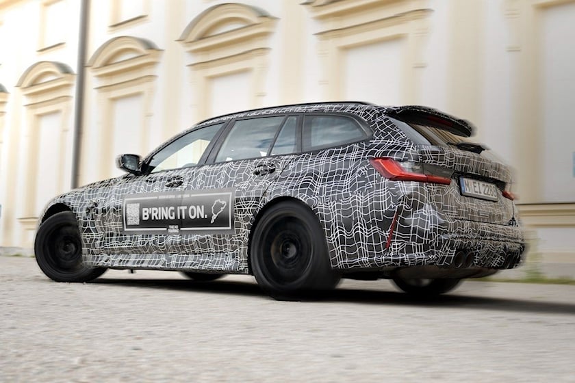 autos, bmw, cars, teaser, bmw m3, technology, teaser: bmw m3 touring coming with curved display