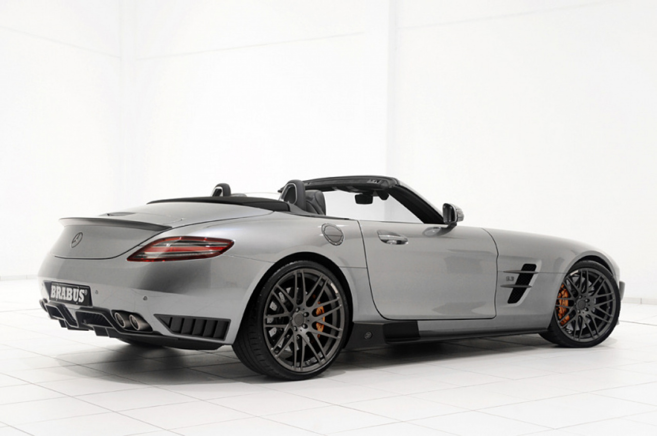 autos, cars, mg, review, 2010s cars, 600-700hp, aftermarket, amg, amg model in depth, brabus, brabus model in depth, mercedes sls, mercedes-benz, professionally tuned car, roadster, tuned, tuned mercedes, tuning & aftermarket, 2011 brabus sls amg roadster