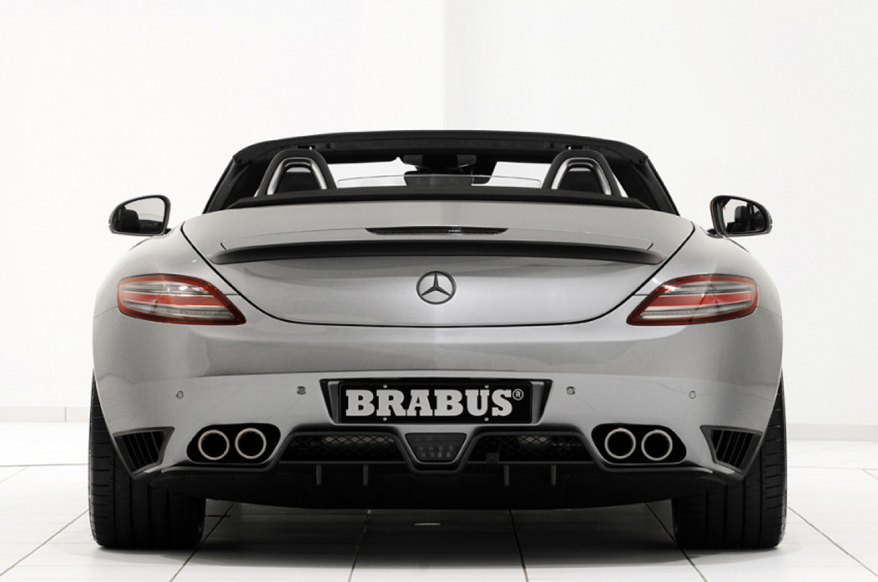 autos, cars, mg, review, 2010s cars, 600-700hp, aftermarket, amg, amg model in depth, brabus, brabus model in depth, mercedes sls, mercedes-benz, professionally tuned car, roadster, tuned, tuned mercedes, tuning & aftermarket, 2011 brabus sls amg roadster