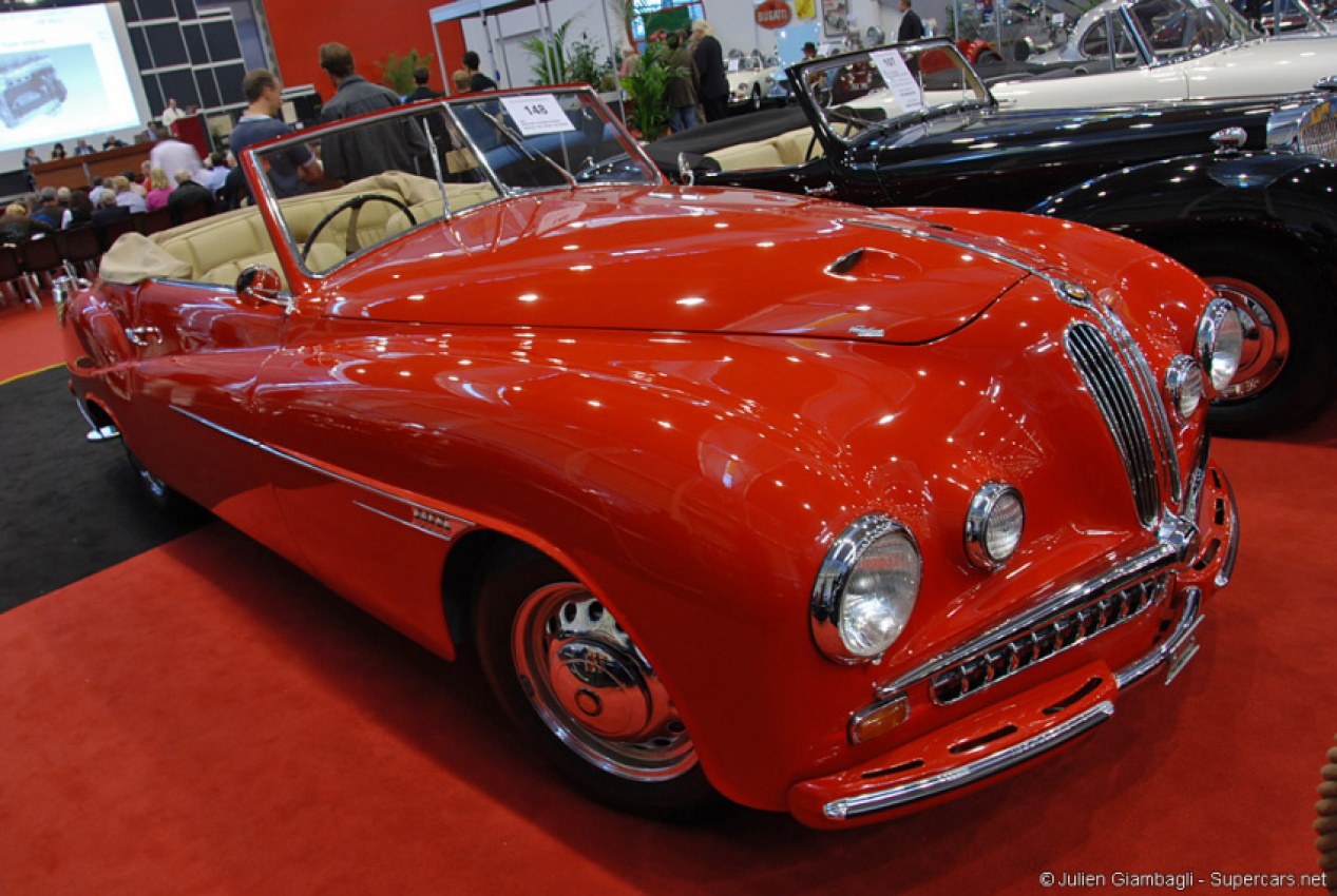 autos, cars, review, 1950s, bristol, inline 6, 1951 bristol 401 beutler convertible