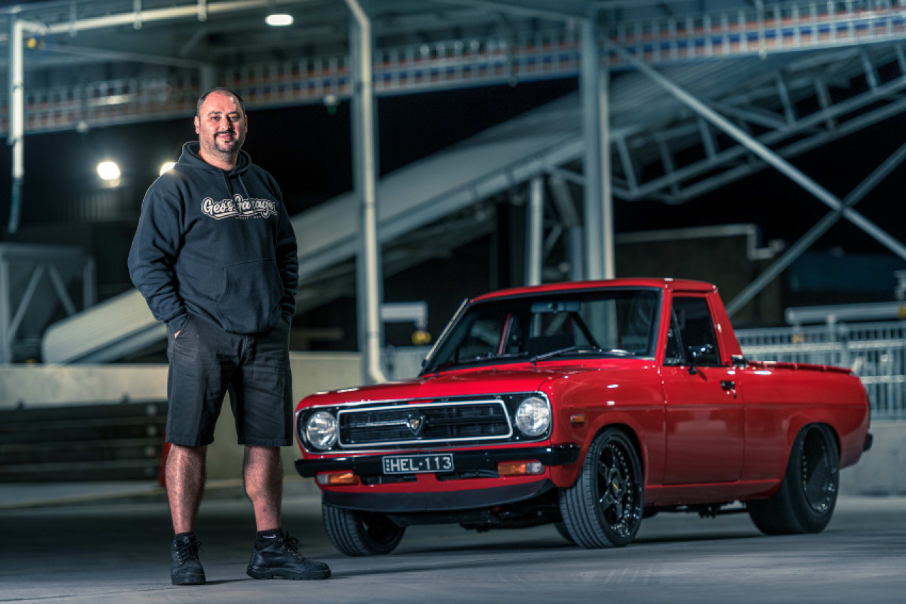 autos, cars, datsun, features, frank cannistra's rear-mounted turbo datsun 1200 ute - hel113