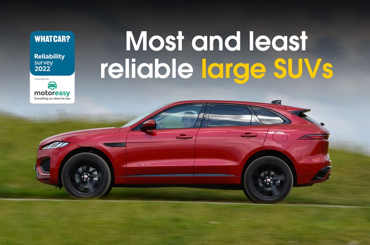 cars, best large suvs, reliability, most and least reliable large suvs
