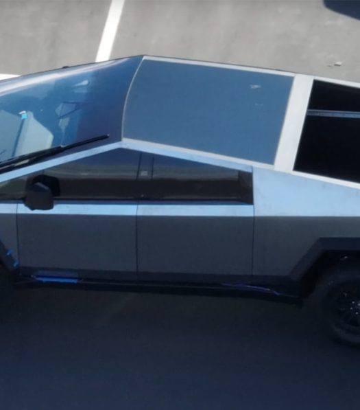 autos, news, tesla, cybertruck, tesla cybertruck spied testing and holy crap look at that huge wiper