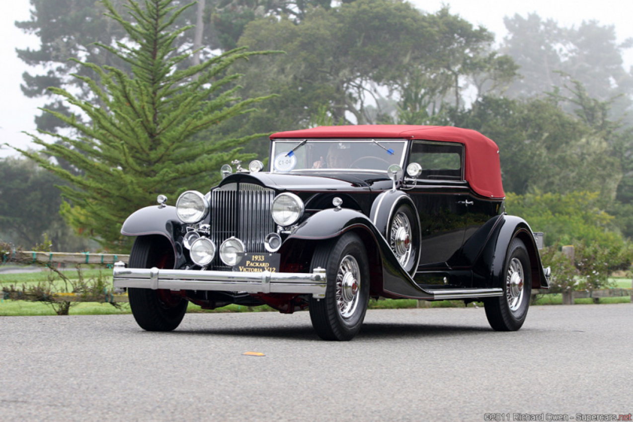 autos, cars, review, 1930s, classic, historic, packard, 1933 packard twelve model 1005