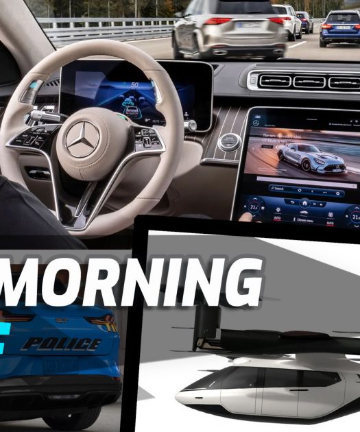 autos, ford, mercedes-benz, news, mercedes, mercedes first to market level 3 autonomy, ford mach-es for dhs, and flying taxis: your morning brief