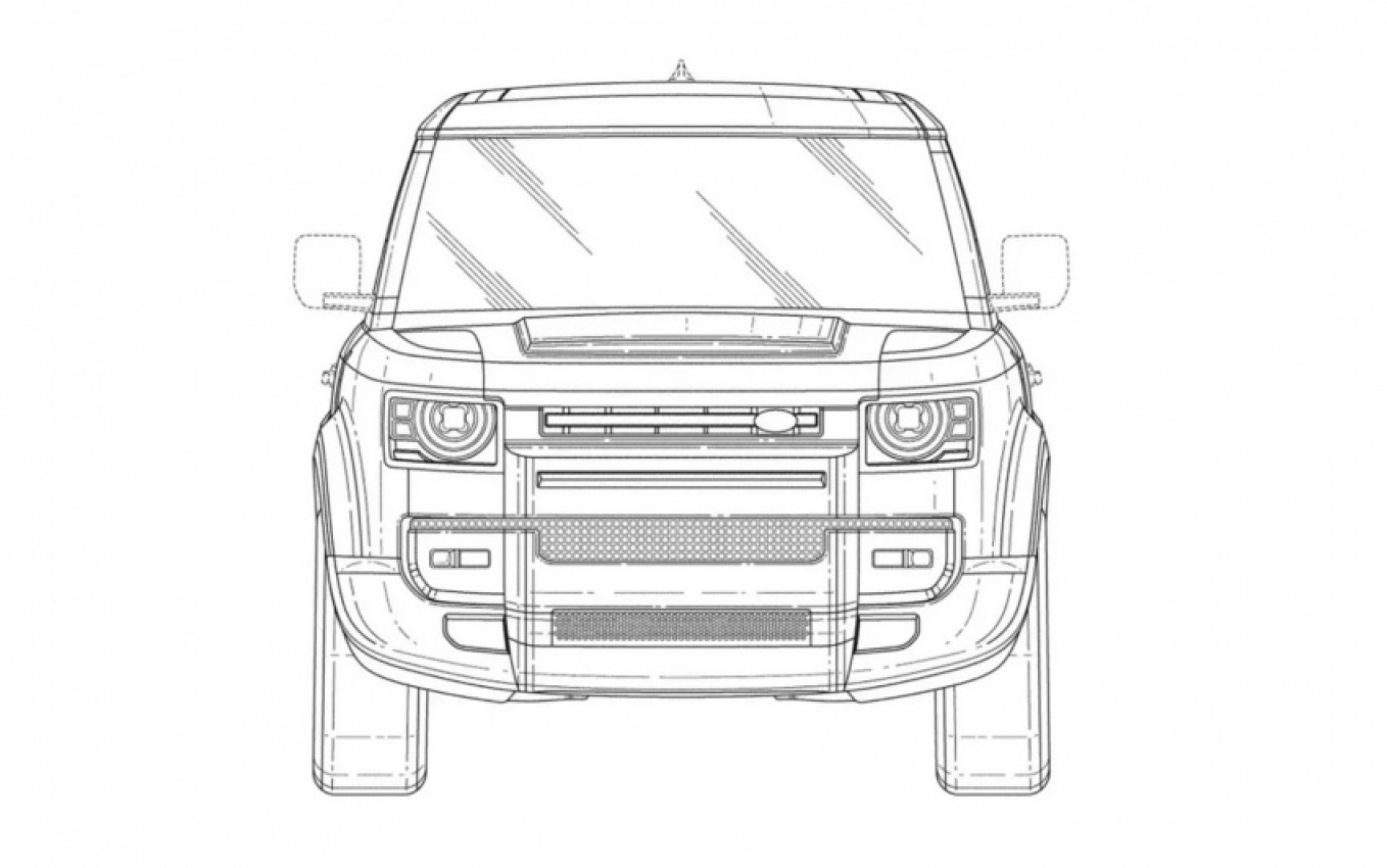 4x4, autos, cars, land rover, news, four-wheel-drive, land rover defender, land rover defender 130 design shown in new patent images