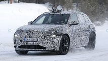audi, autos, cars, 2023 audi q6 e-tron spied with production lights for the first time