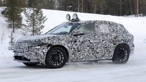 audi, autos, cars, 2023 audi q6 e-tron spied with production lights for the first time