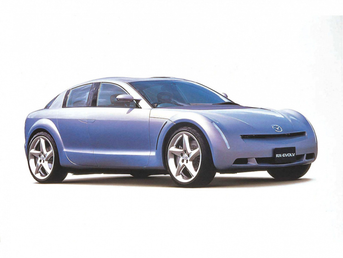 autos, cars, mazda, review, 2000s cars, 2000 mazda rx-evol v concept