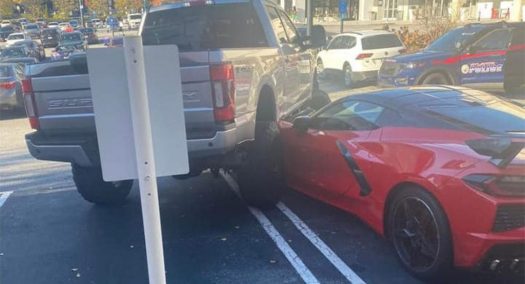 autos, chevrolet, news, corvette, the owner of this c8 corvette had a very, very bad day
