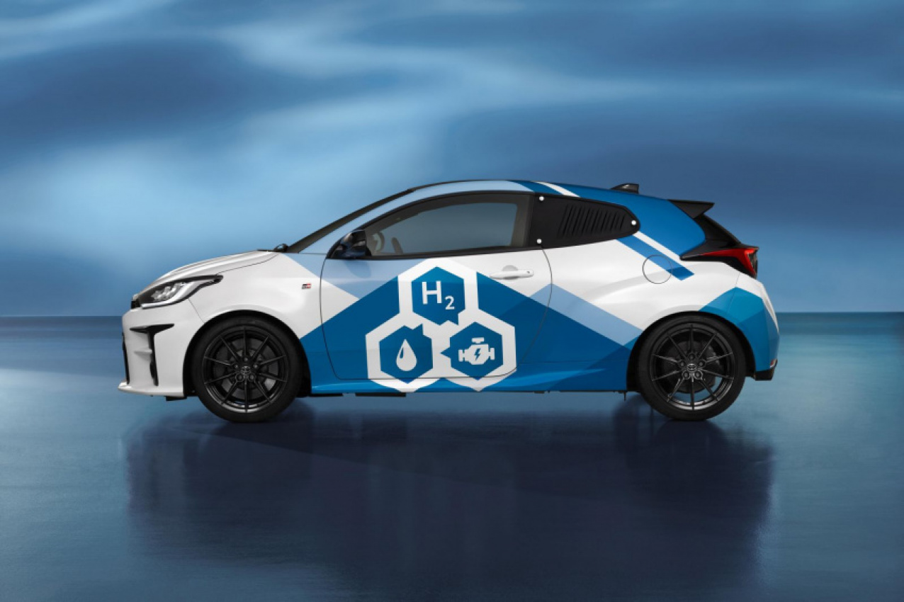 autos, news, toyota, toyota unveils hydrogen-powered gr yaris concept