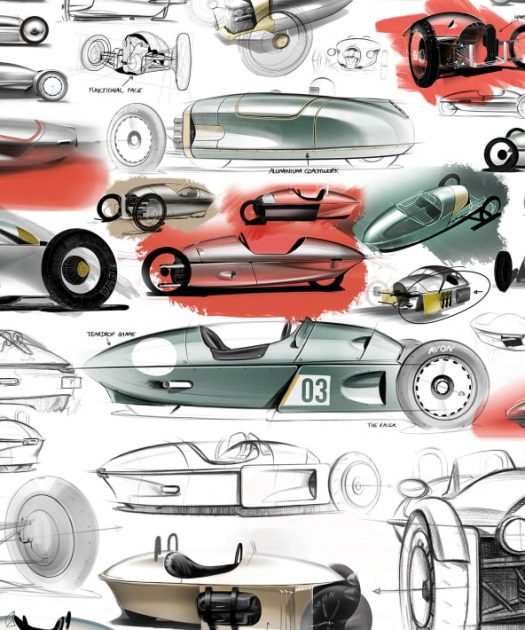 autos, morgan, news, new morgan 3-wheeler previewed in design sketches