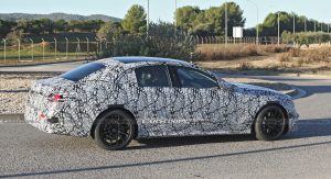 autos, mercedes-benz, news, mercedes, 2024 mercedes-benz e-class makes spy debut showing evolutionary styling