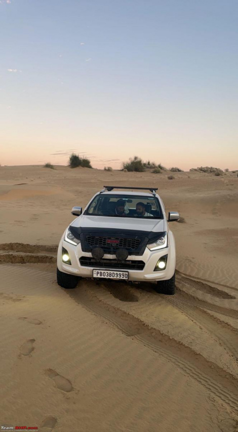 autos, cars, isuzu, 4x4, indian, isuzu v cross, member content, off-roading, pickup, road trips, travelogue, road trip and off-roading in jaisalmer with my isuzu v-cross