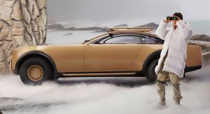 autos, maybach, news, project maybach concept is a strange off-road coupe with an external roll cage and a familiar face