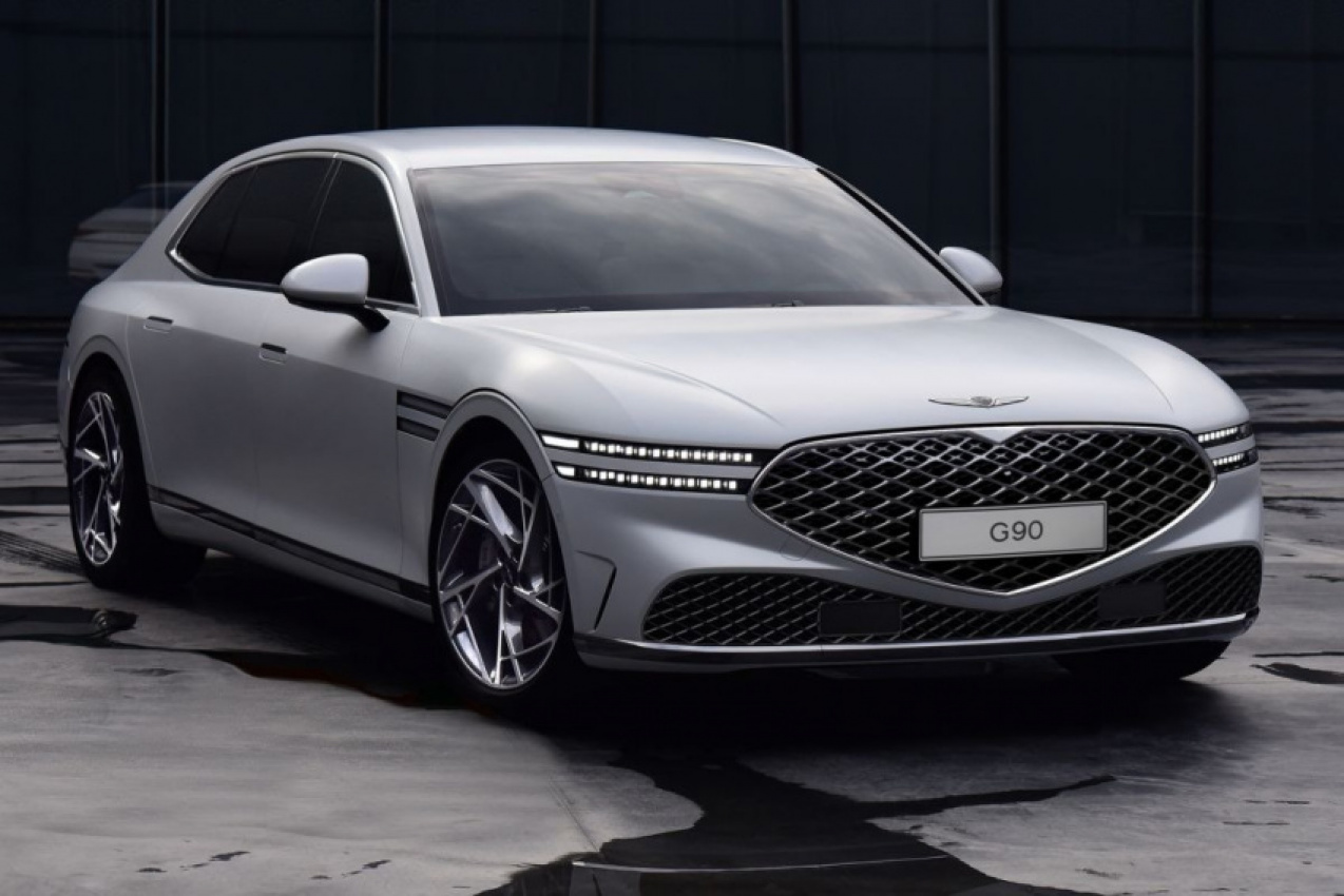 autos, genesis, news, genesis g90, 2022 genesis g90 reveals new luxury saloon