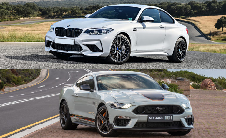 autos, bmw, cars, features, ford, android, bmw m2, bmw m2 competition, ford mustang, ford mustang mach 1, android, ford mustang mach 1 vs bmw m2 competition – r1.2-million showdown
