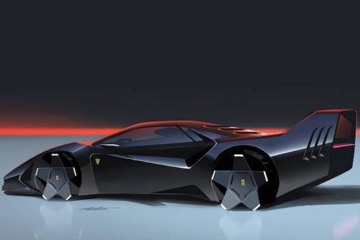 autos, ferrari, kia, news, kia designer imagines ferrari f40 of the future