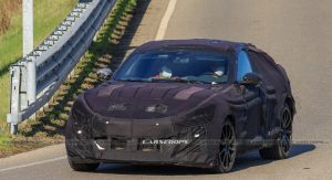 autos, ferrari, news, ferrari’s purosangue suv spied with production body for the first time