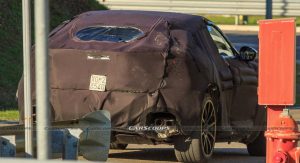 autos, ferrari, news, ferrari’s purosangue suv spied with production body for the first time