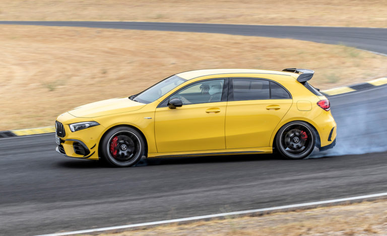 autos, cars, features, mercedes-benz, mg, a45 s, bmw m135i, mercedes, mercedes amg, vw golf 8 r, the amazing engine in the mercedes-amg a45 s