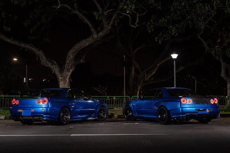 autos, cars, nissan, in the passenger seat: joschin, turning heads with his nissan skyline r34s
